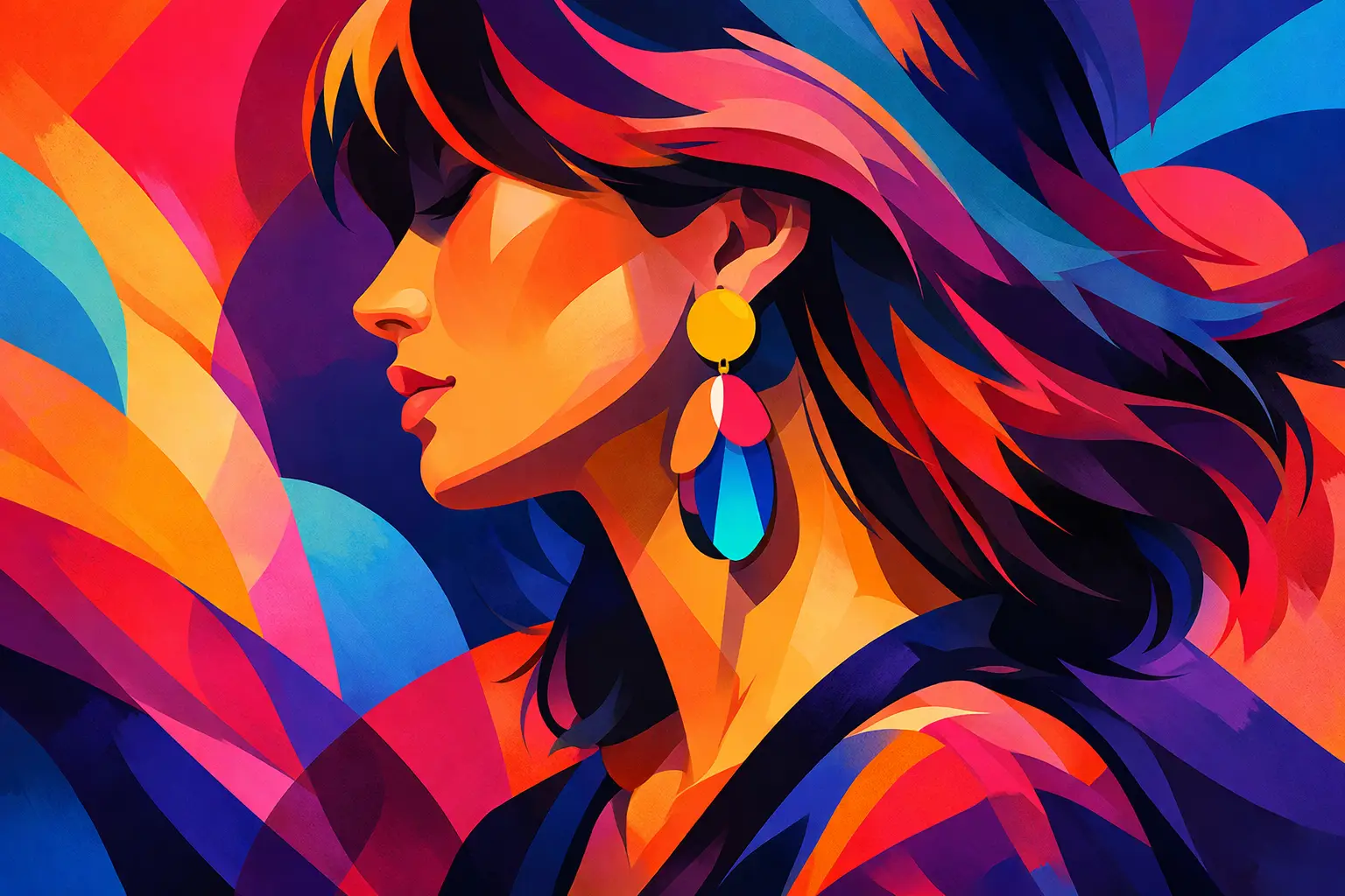 Boucles d’oreilles colorées femme, osez la couleur